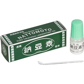 日本納豆8個 Amazon.com: 日本納豆入門孢子(Nattomoto) - 3 克(足以製作30